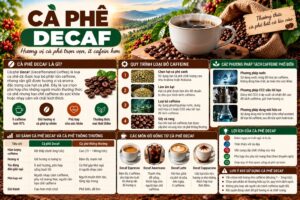 Cà phê Decaf là gì? Cách chọn và pha khi muốn giảm caffeine