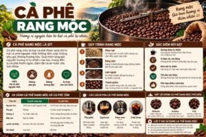 Cà phê rang mộc là gì? Cách chọn cho pha phin và pha máy